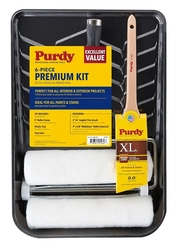 KIT RODILLO 23 cm x 10 mm + BANDEJA + BROCHA 5.08 cm PURDY