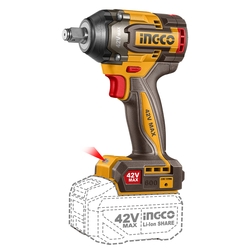 LLAVE IMPACTO INALAMBRICA 12.7 mm (1/2 in) 600 N.m 42 V 2.0 Ah
