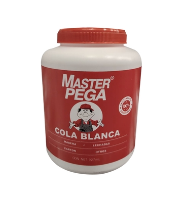 PEGAMENTO COLA BLANCA PARA MADERA MASTER PEGA 927 mL