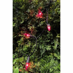 GUIA NAVIDAD 100 LUCES ROJO CON DOBLE CONEXIÓN