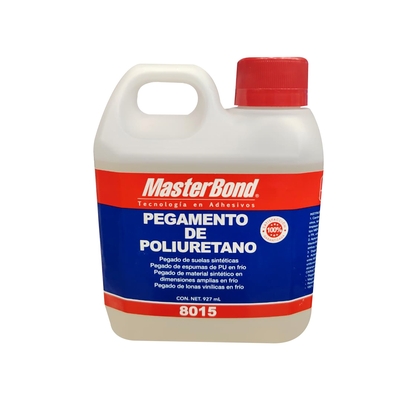 PEGAMENTO DE CONTACTO POLIURETANO PARA ZAPATERIA TRANSPARENTE 8015 MASTER BOND 927 mL