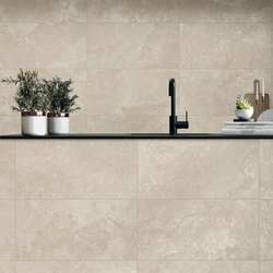 AZULEJO CERAMICO DE 30 cm x 60 cm x 9.5 mm LAKOS BEIGE MATE CAJA DE 1.26 m2 ESP