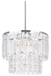 LAMPARA PENDANT 1 LUZ E27 ACRILICO TRANSPARENTE