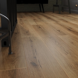 PISO SPC DE CLIC 122 cm x 18 cm x 4.5 cm GLENTANA2 MADERA CLARA 1.54m2