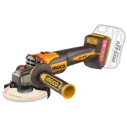 MINI ESMERIL INALAMBRICO 114.3 mm (4 1/2 in) 42 V 2.0 Ah 314.16 rad/s - 1 047.2 rad/s (3 000 rpm - 10 000 rpm)