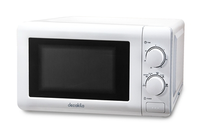 HORNO MICROONDAS 19.8 L (0.7 ft3) BLANCO CON PERILLAS