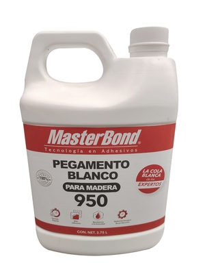 PEGAMENTO COLA BLANCA PARA MADERA 950 MASTER BOND 3.75 L